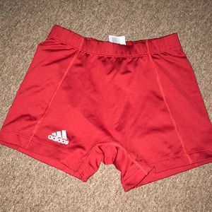 Red adidas spandex
